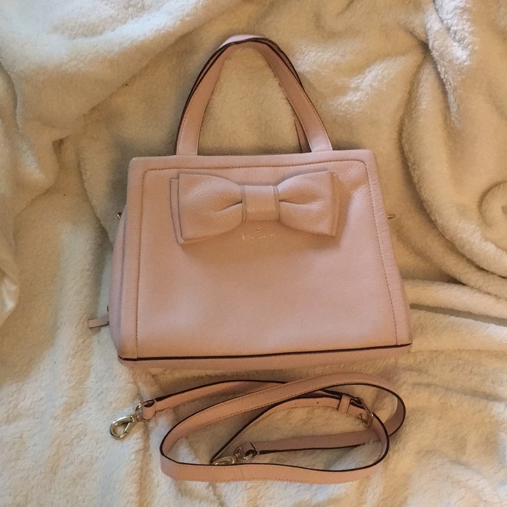 Pink Kate Spade Bow purse | cross-body